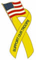 Yellow ribbon support our troops