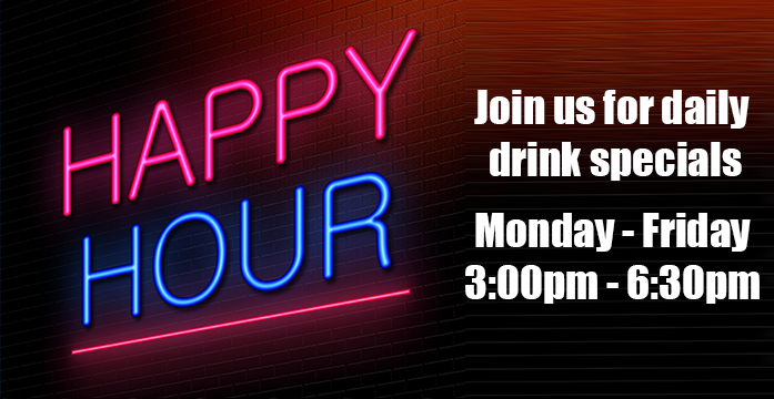 Join us for Happy Hour