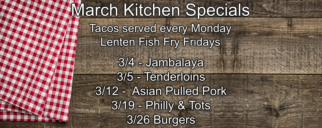 March Menu