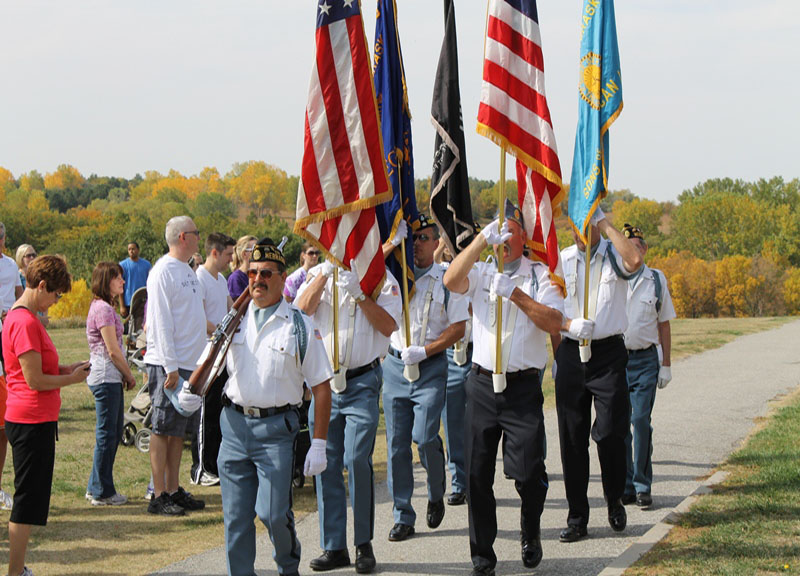 Walk to End Alzheimers Color Guard Presentation